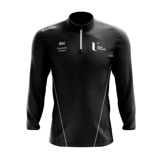 UU Paramedic Student Midlayer (1/4 Zip) Vigour (Black/White) - Kids