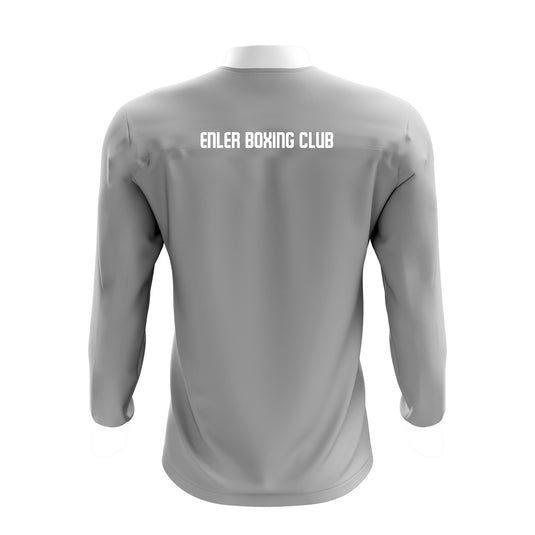 Enler Boxing Club Midlayer (1/4 Zip) Courage (Grey/Yellow) - Kids
