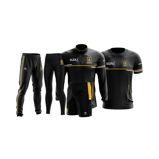 Mourneabbey LGFA Matchday Pack 02 (Midlayer, T-Shirt, High Waist Leggings & Leisure Shorts) - Adults