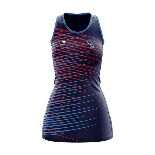 Crumlin Netball Netball Dress (Straight Line) - Velcro Patch Included - Adults