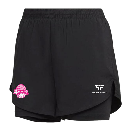 Newcastle Netball Netball Shorts - Adults