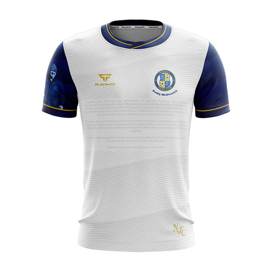 Newhill Girls Academy Paddy McStravick Jersey (White/Blue) - Kids