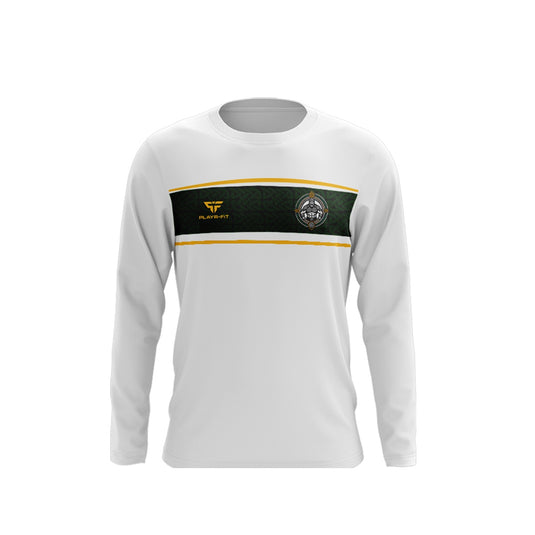 Downpatrick MMA Crew Neck Optimum White/Green - Kids