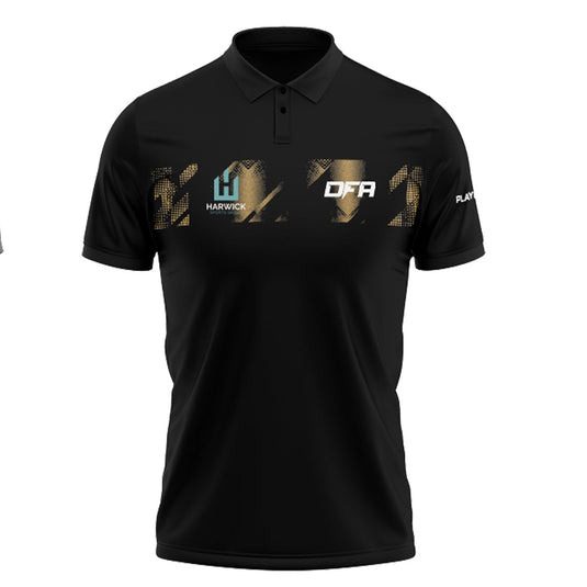 Dallas Football Academy Polo Optimum Black - Kids