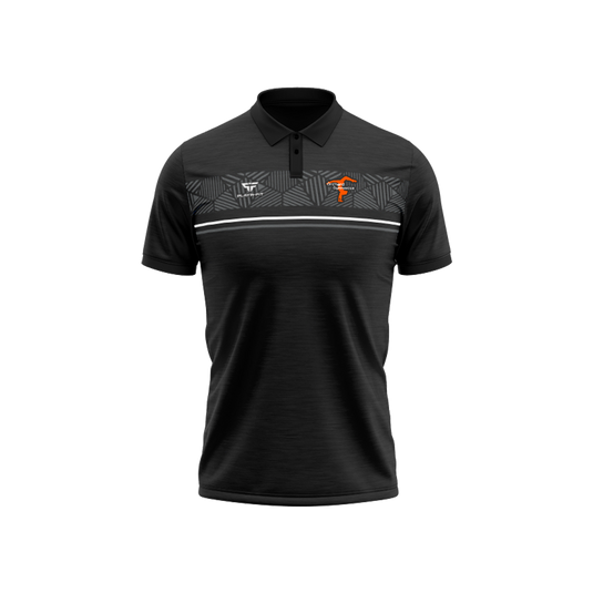Orchard Gymnastics Polo Optimum Black/Grey - Adults