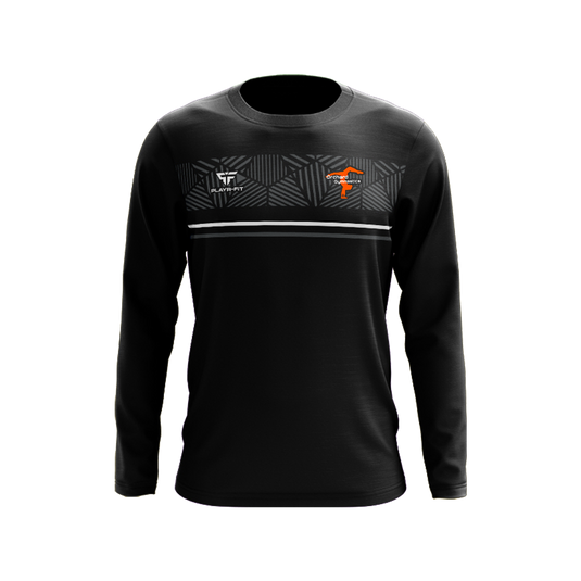 Orchard Gymnastics Crew Neck Optimum Black/Grey - Adults