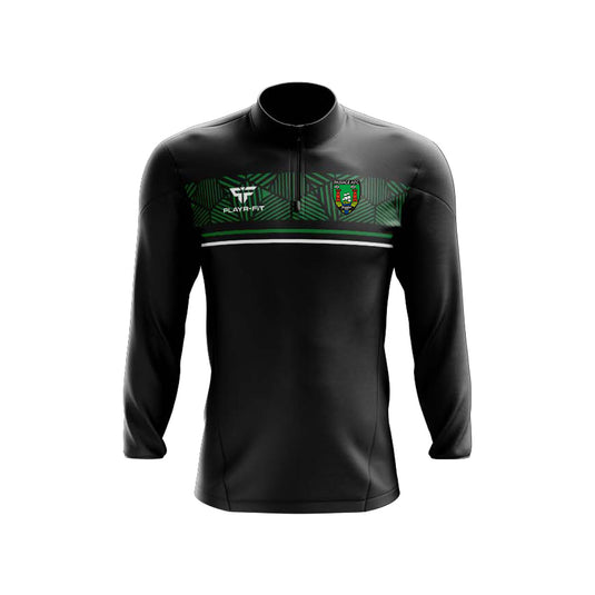 Passage AFC Midlayer (1/4 Zip) Otimum Black/Green - Adults