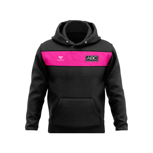 ABC Gym Hoodie Optimum Black/Pink - Adults