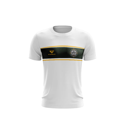 Downpatrick MMA T-Shirt Optimum White/Green - Adults