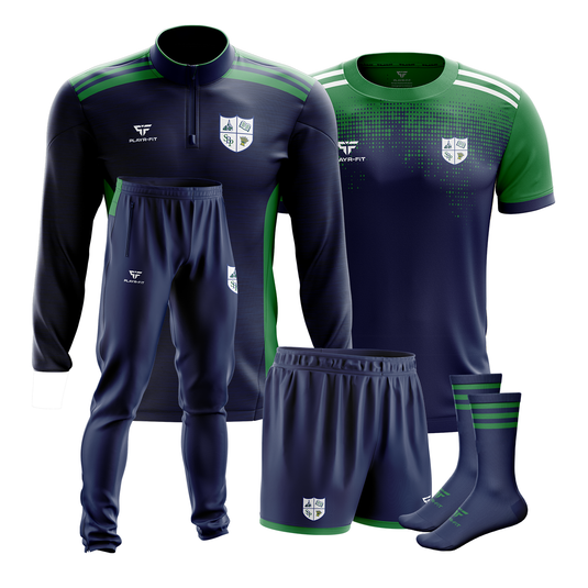 St Patricks PS Ballygalget Students Pack 1 (Midlayer, Jersey, Skinny Pants, Shorts, Mid Socks) - Adults