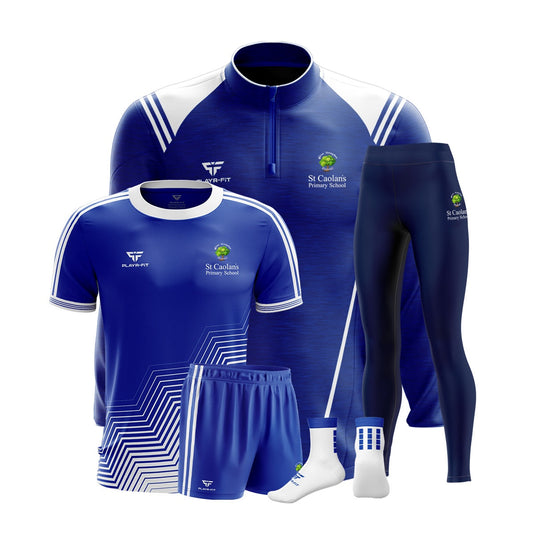 St Caolans PS Darragh Cross Students Pack 2 (Midlayer, Jersey, High Waist Leggings, Shorts, Mid Socks) - Adults