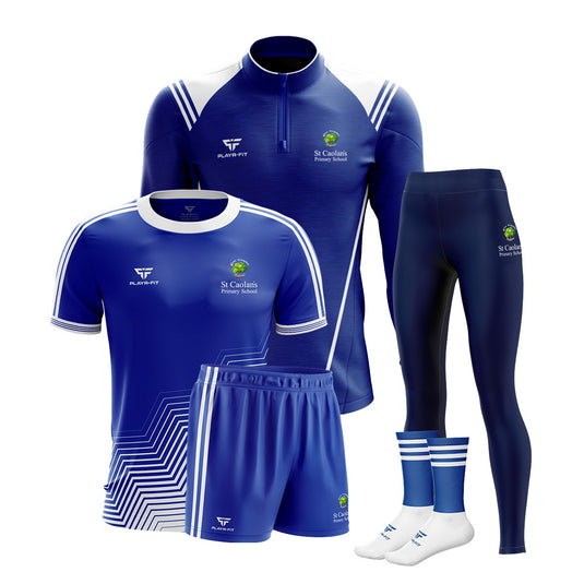 St Caolans PS Darragh Cross Students Pack 2 (Midlayer, Jersey, High Waist Leggings, Shorts, Mid Socks) - Kids