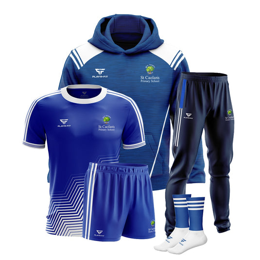 St Caolans PS Darragh Cross Students Pack 3 (Hoodie, Jersey, Skinny Pants, Shorts, Mid Socks) - Adults