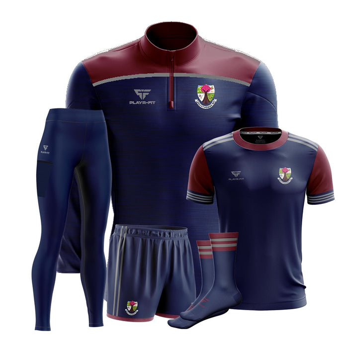 Ballythomas NS Gorey Students Pack 2 (Midlayer, Jersey, High Waist Leggings, Shorts, Mid Socks) - Kids