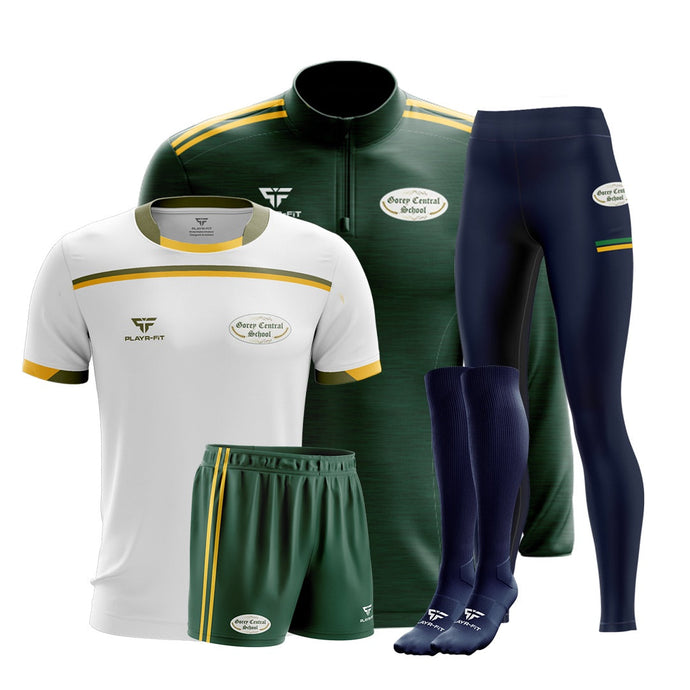 Gorey Central School Students Pack 2 (Midlayer, Jersey, High Waist Leggings, Shorts, Mid Socks) - Kids