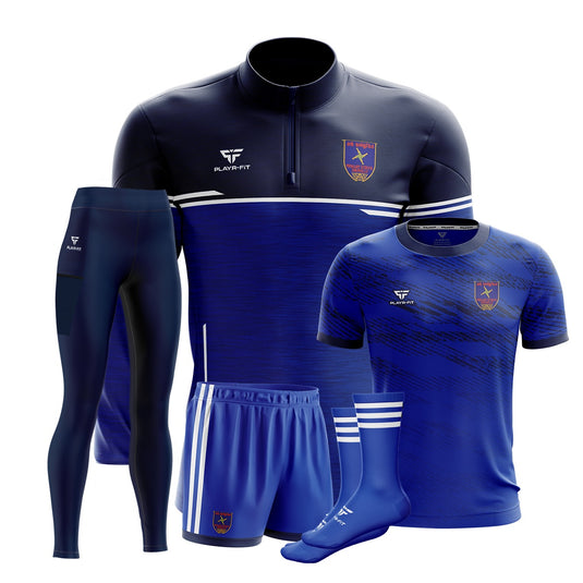 St Brigids PS Drumilly Students Pack 2 (Midlayer, Jersey, High Waist Leggings, Shorts, Mid Socks) - Kids