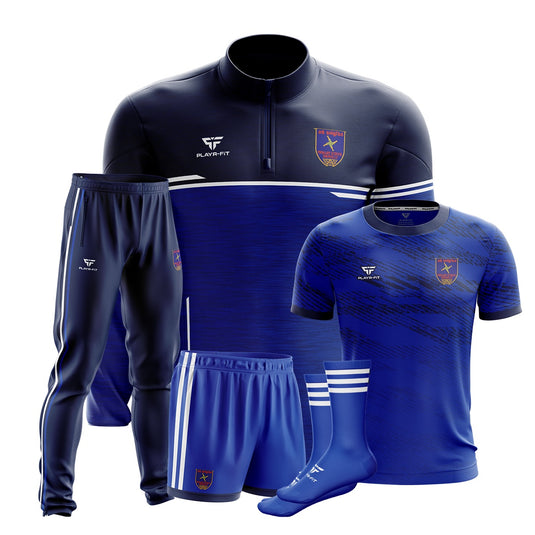 St Brigids PS Drumilly Students Pack 1 (Midlayer, Jersey, Skinny Pants, Shorts, Mid Socks) - Kids