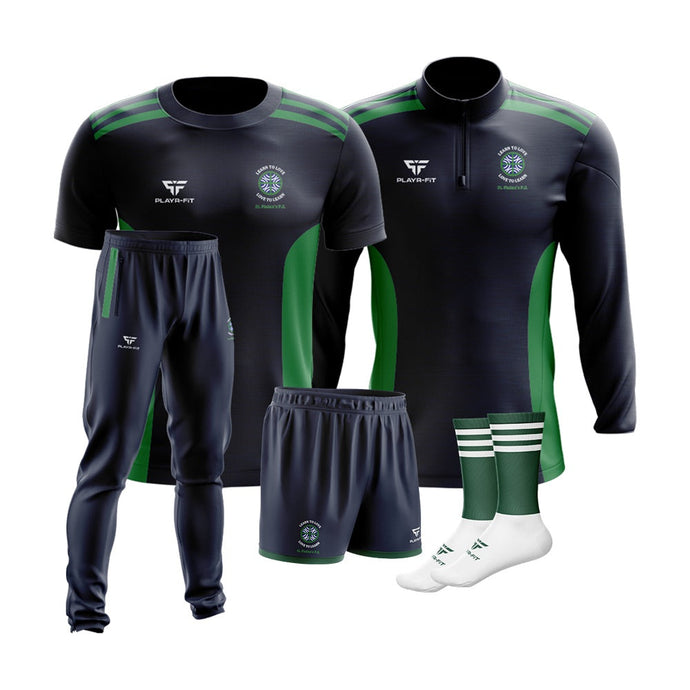 St Finians PS Newtownards Students Pack 1 (Midlayer, Jersey, Skinny Pants, Shorts, Mid Socks) - Adults