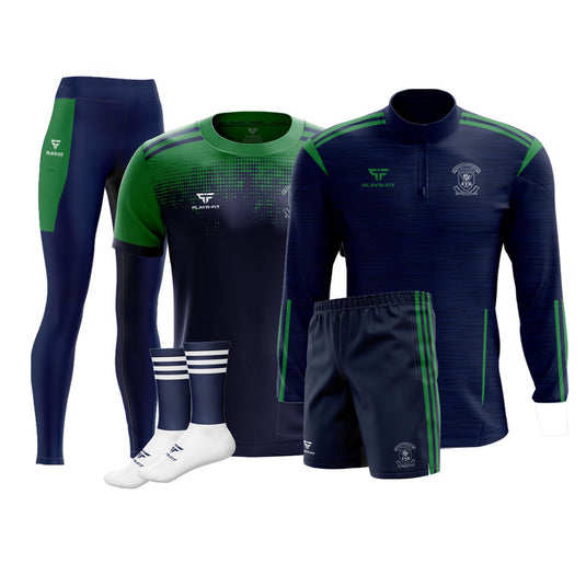St Malachys PS Castlewellan Students Pack 2 (Midlayer, Jersey, High Waist Leggings, Leisure Shorts, Mid Socks) - Adults