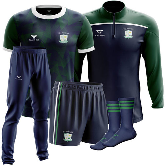 St Patricks PS Ballynahinch Students Pack 1 (Midlayer, Jersey, Skinny Pants, Shorts, Mid Socks) - Kids