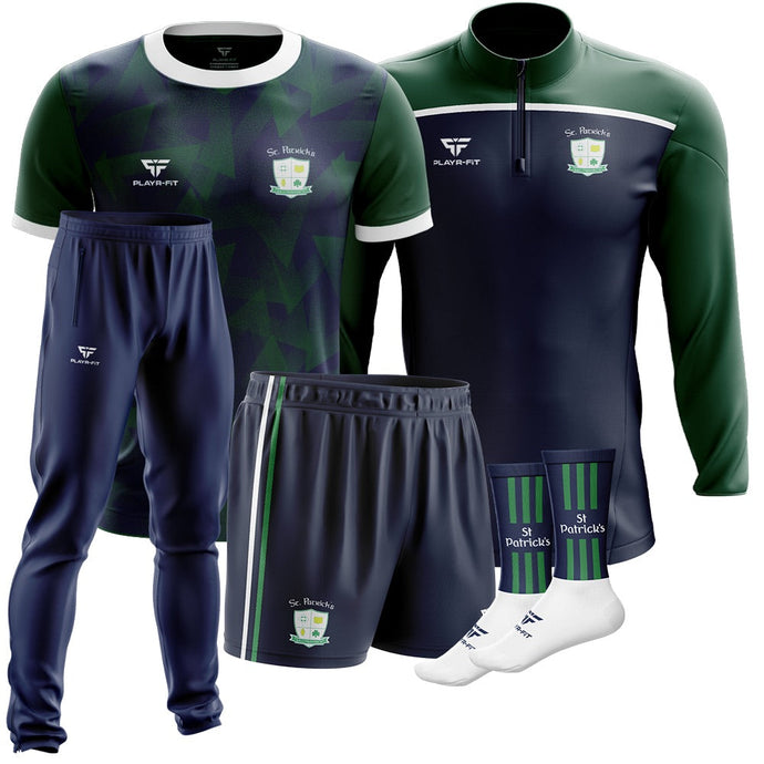 St Patricks PS Ballynahinch Students Pack 1 (Midlayer, Jersey, Skinny Pants, Shorts, Mid Socks) - Kids