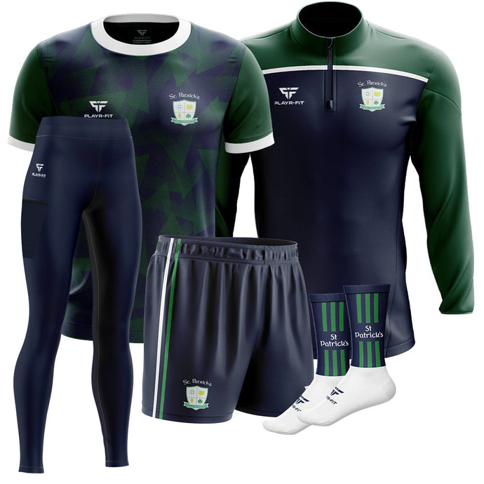 St Patricks PS Ballynahinch Students Pack 2 (Midlayer, Jersey, High Waist Leggings, Shorts, Mid Socks) - Adults