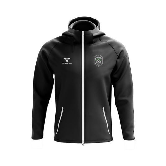 Dromara Village FC Hoodie Spirit (Black/White) - Adults