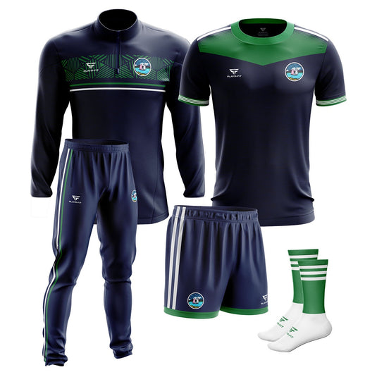 Gaelscoil Na mBeann Students Pack 1 (Midlayer, Jersey, Skinny Pants, Shorts, Mid Socks) - Adults
