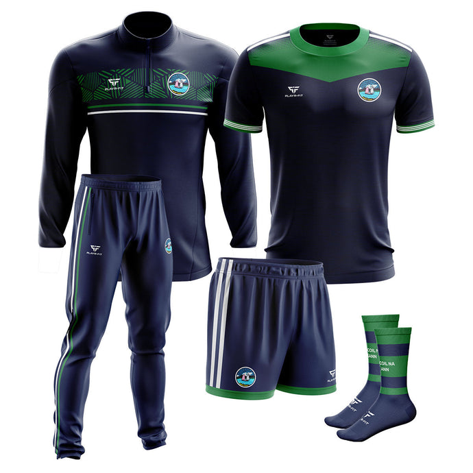 Gaelscoil Na mBeann Students Pack 1 (Midlayer, Jersey, Skinny Pants, Shorts, Mid Socks) - Kids