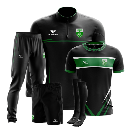 Rathfriland High School Students Girls Pack 4 (Midlayer, PE Gym Shirt B30, Tracksuit Pants, Gym Shorts, Long Socks (Plain) - Adults
