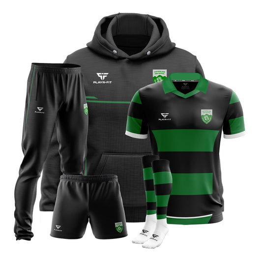 Rathfriland High School Students Boys Pack 2 (Hoodie, Rugby Jersey, Tracksuit Pants, Rugby Shorts, Long Socks) - Adults