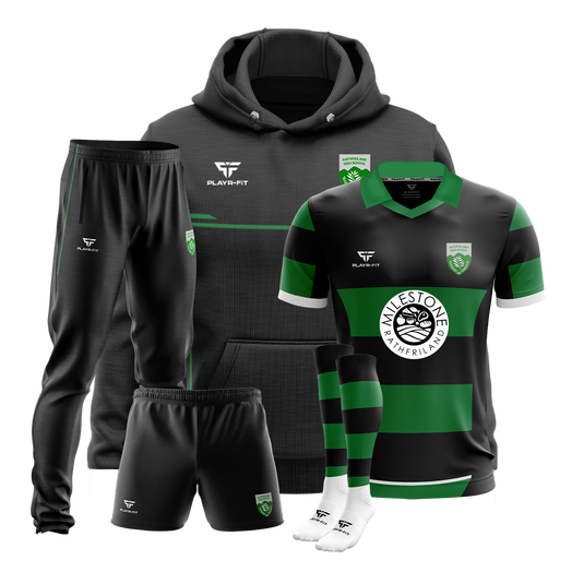 Rathfriland High School Students Boys Pack 2 (Hoodie, Rugby Jersey C19, Tracksuit Pants, Rugby Shorts, Long Socks (Rugby) - Adults