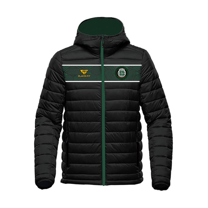Lurgan No1 Celtic Supporters Club Padded Jacket (Panel) - Black - Kids