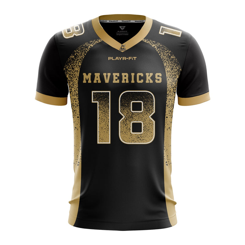 Load image into Gallery viewer, Louth Mavericks Training Jersey Black - Kids
