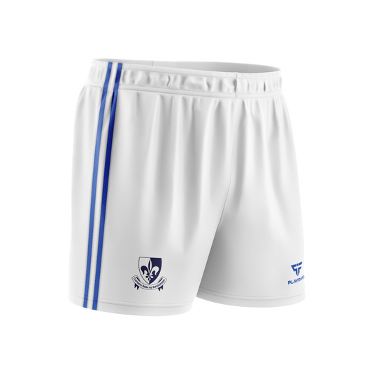 Aughnamullen CLG Shorts White - Adults