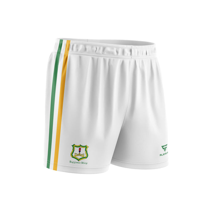 Buffers Alley Shorts (Cut & Sew) White - Adults