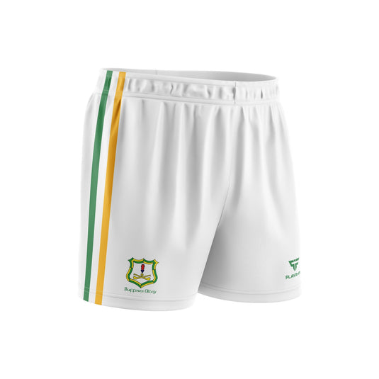 Buffers Alley Shorts (Cut & Sew) White - Adults