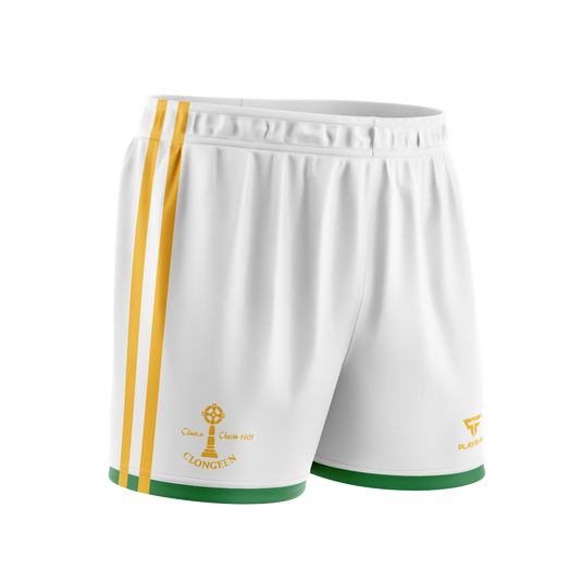 Clongeen GAC Shorts (Cut&Sew) White - Adults