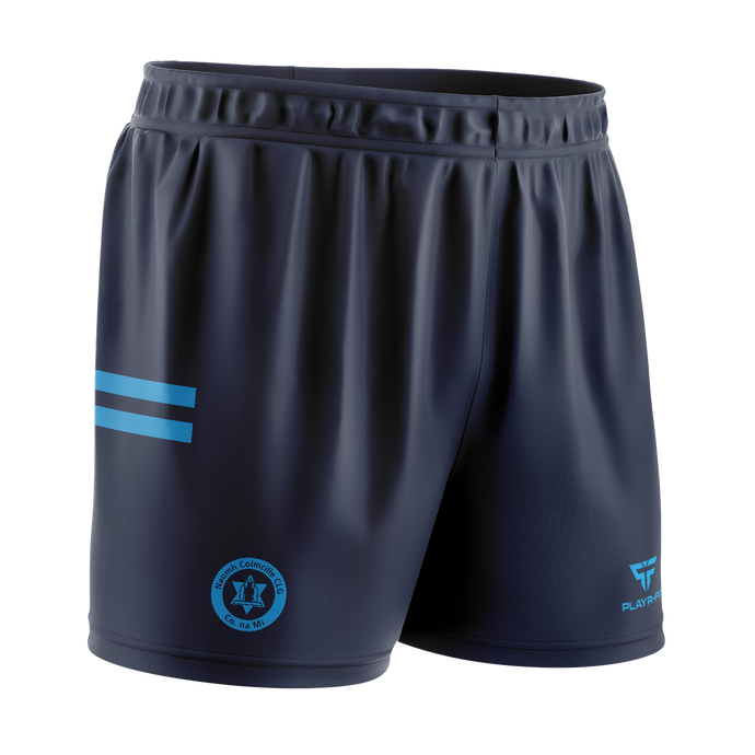 St Colmcilles GFC Meath Sublimated Shorts 2 Stripe Sky Blue - Kids