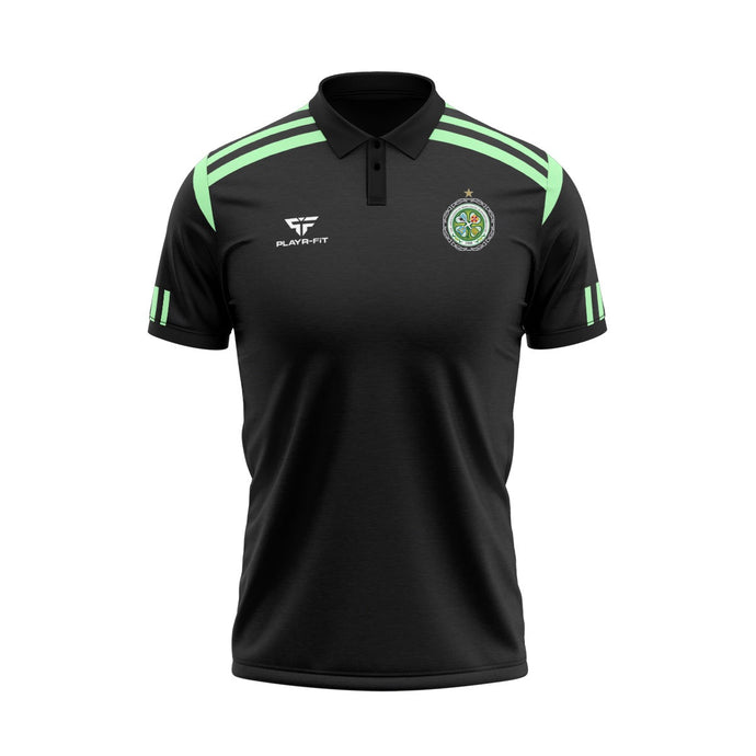 The Association of Irish Celtic Supporters Club Polo Adroit (Black) - Kids