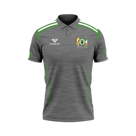 Brian Keenan CSC Polo Adroit (Grey/Green/White) - Adults