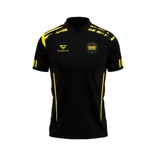 Rossin Runners Polo Adroit (Black/Yellow) - Kids