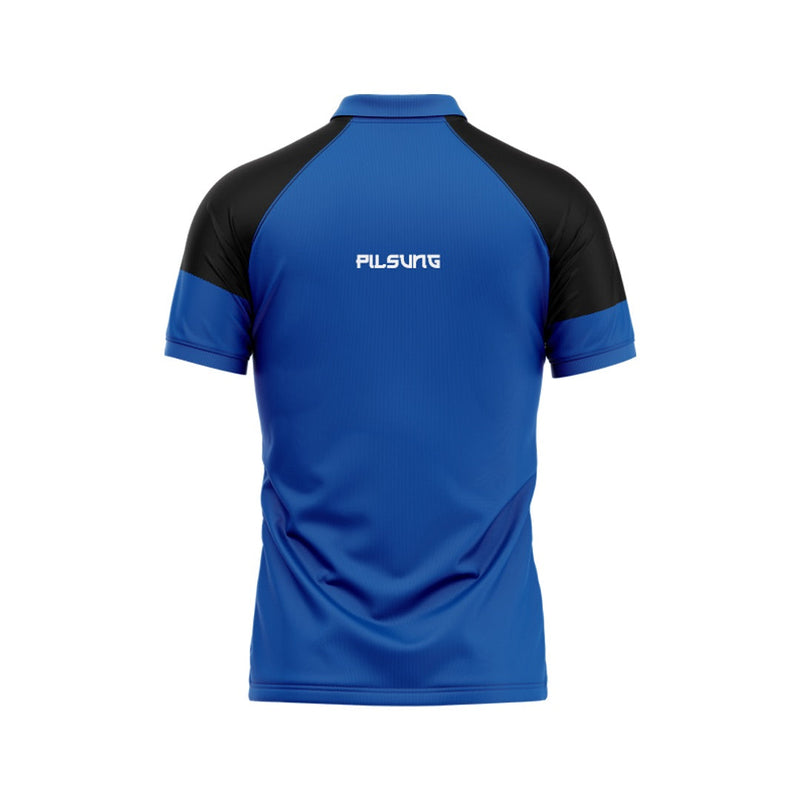 Load image into Gallery viewer, Garth Kidd Taekwon-Do Polo Stellar (Blue/Black) - Adults
