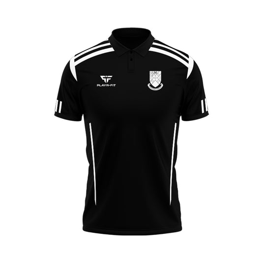 Castlebar Town FC Polo Adroit (Black/White) - Adults