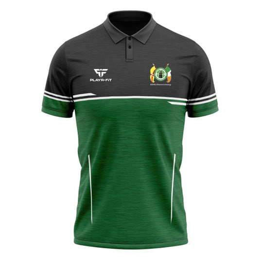 Brian Keenan CSC Polo Courage (Black/Green/White) - Adults