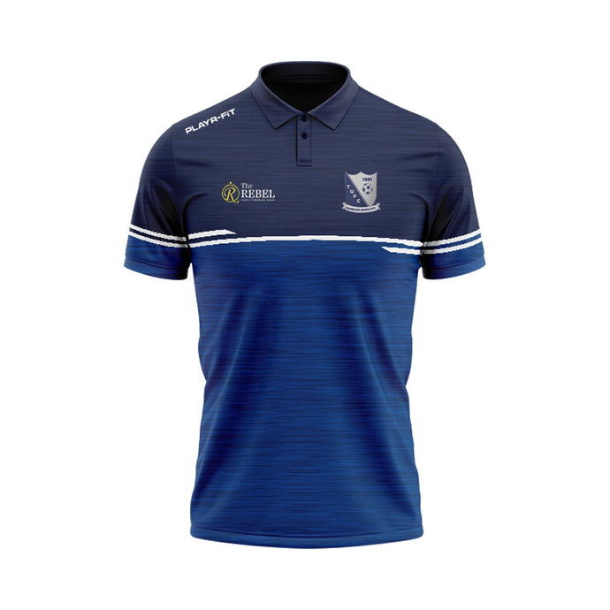 Tombrack United AFC Polo Courage (Navy/Blue/White) - Adults