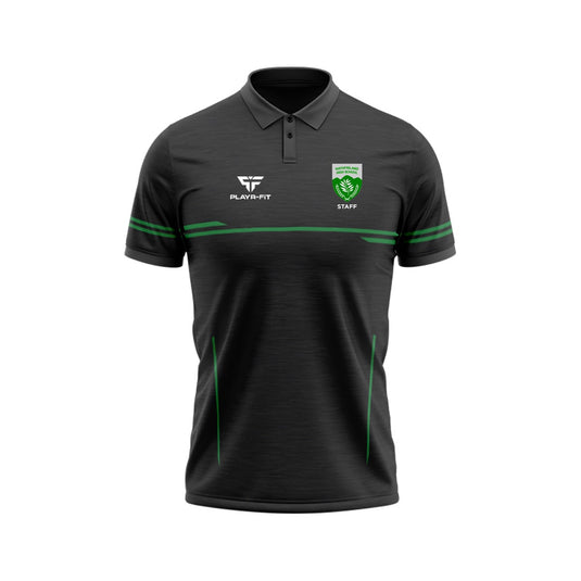 Rathfriland High School Staff Polo Courage (Black/Green) - Adults