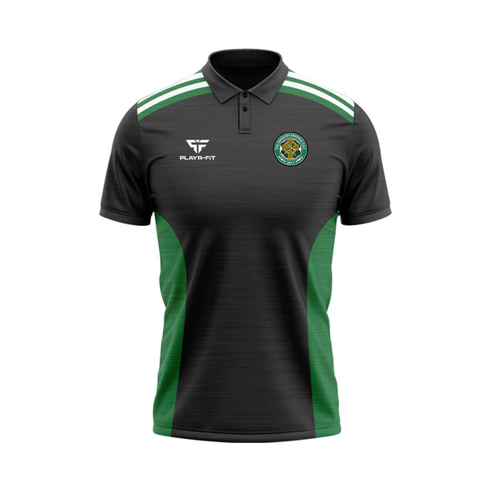 The Coventry Emerald CSC Polo Endure (Black/Green/White) - Adults