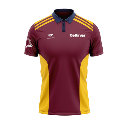 Marown Bowling Club Polo Endure Maroon - Adults