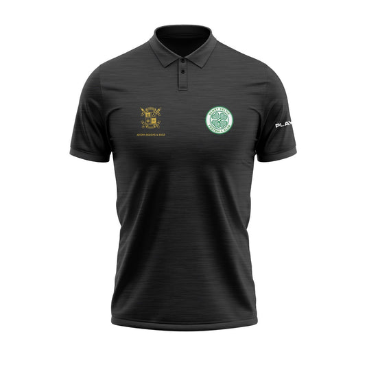 Newry Celtic FC Polo Black (Adorn) - Adults